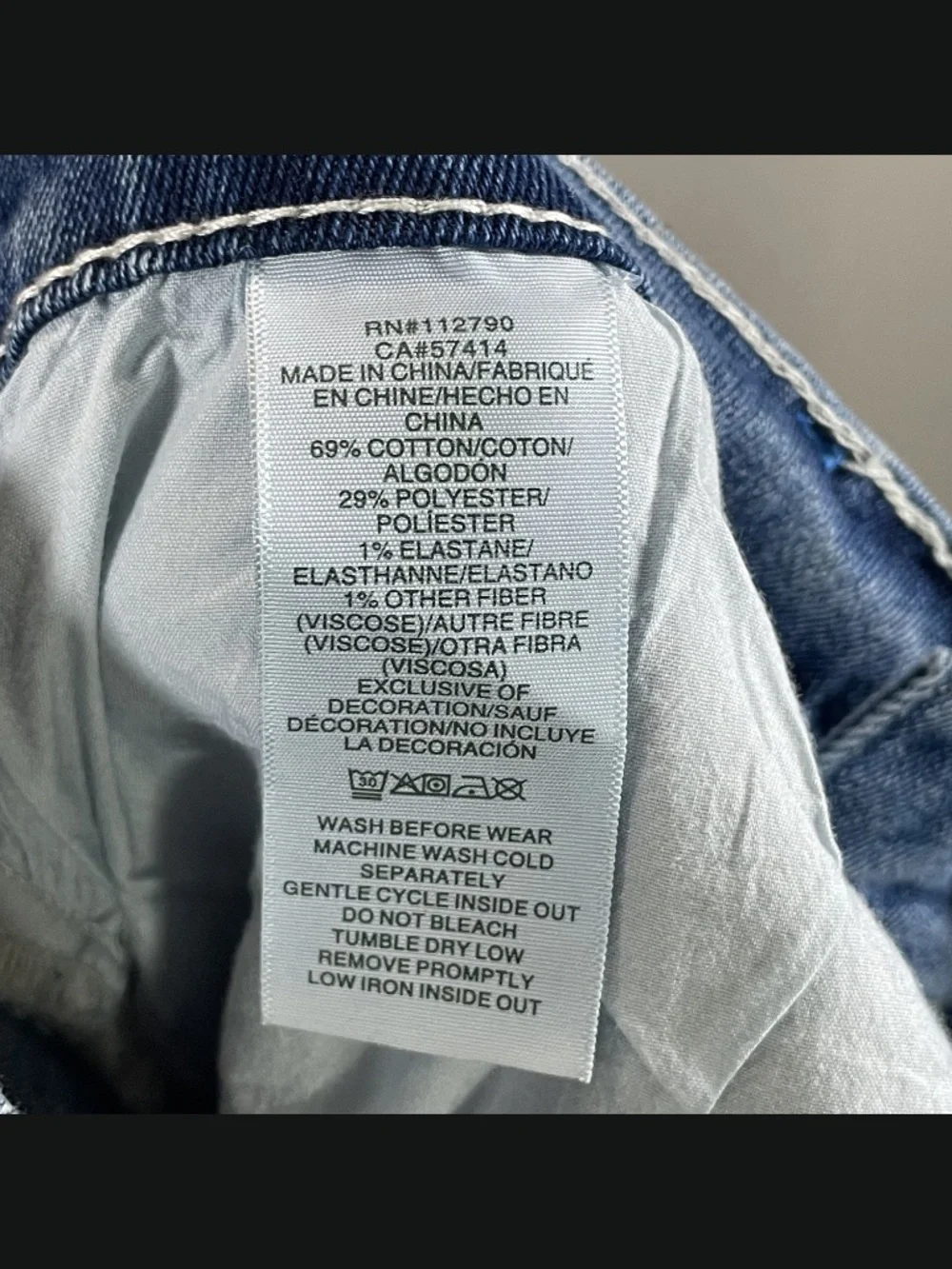 NEW True Religion Jeans Mens 34 blue denim straight leg geno designer street